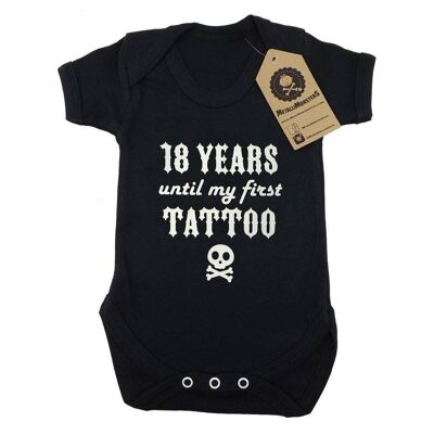 18 years until my first tattoo baby vest