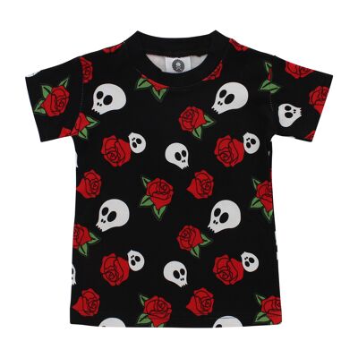 Skull & Rose Kids T Shirt