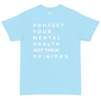 Protect Your Mental Health T-Shirt - Sky