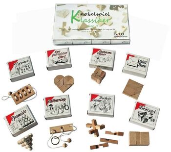 GICO jeu de puzzle classique set 3 - 8 puzzles dans un emballage cadeau - 2182