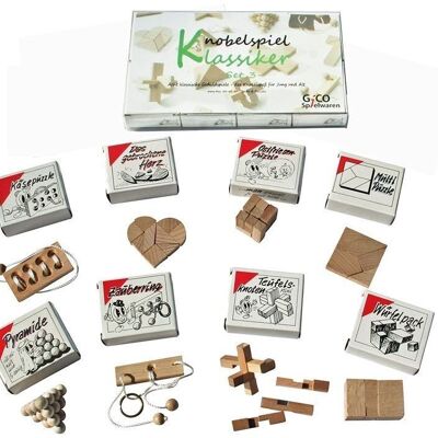 GICO puzzle game classic set 5 - 24 puzzles para el calendario de adviento en embalaje de regalo - 2184