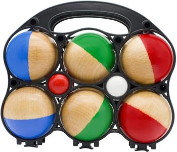 GICO jeu de boules 6 en bois massif, diamètre 7 cm 3010