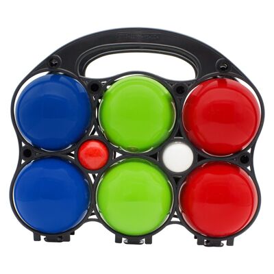 GICO gioco di bocce in legno dipinto a colori con 6 palline diametro 7 cm - 3012