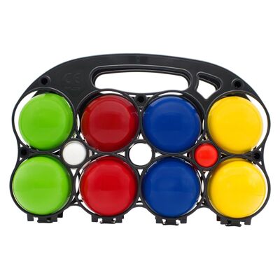 GICO gioco di bocce in legno dipinto a colori con 8 palline diametro 7 cm - 3013