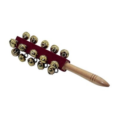 GICO Bell Rattle Wooden Bell Stick for Children with Bells Musical Instrument - Length 26 cm - 3850…
