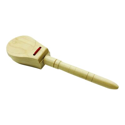 GICO Kastagnetten Stielkastagnetten aus Holz für Kinder Musikinstrument - Länge 23 cm - 3800K