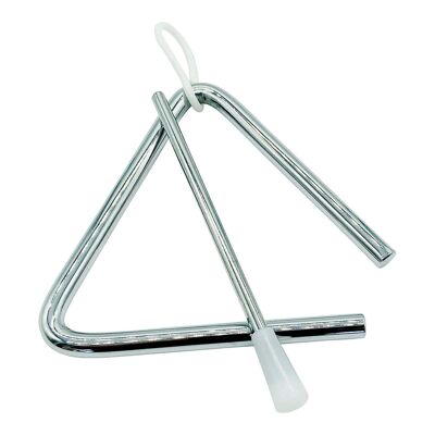 Triangle en métal pour enfants GICO, petit, 10 x 10 cm avec instrument à percussion maillet - 3869…