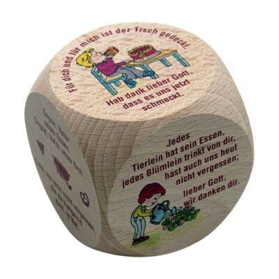 Cubo di preghiera grazie per bambini - 5986