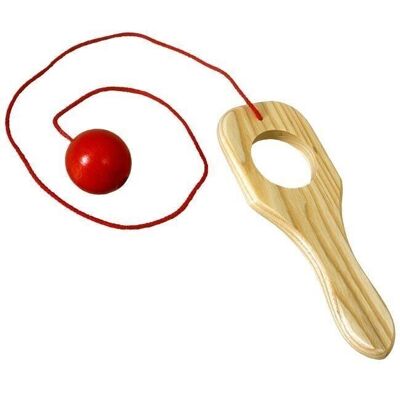 Catch board, ball catch game made of wood - 6601