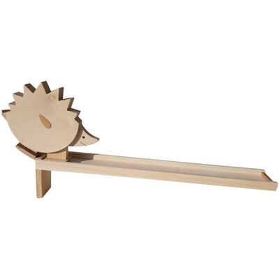 Funny running animal wobbly animal made of wood hedgehog 6956