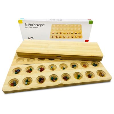 GICO stone game Hus Bao large made of wood with precious stones. The strategy game for young and old known from kindergarten - 7953