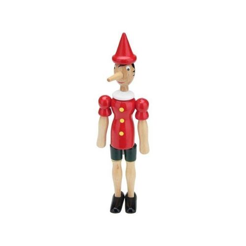 Pinocchio Figur aus Holz, Länge 24 cm 9011