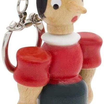 Pinocchio en bois, 10 cm, porte-clés - 9029