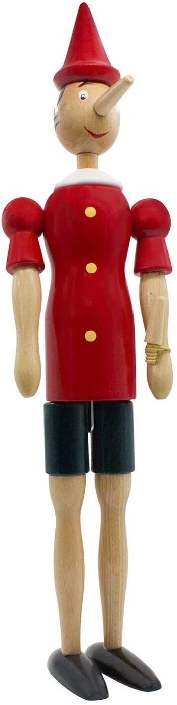 Figurine en bois de Pinocchio, longueur 50 cm 9050