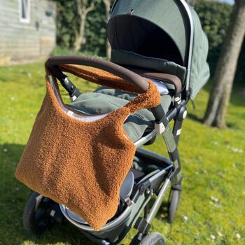 - Sac Teddy Mom - Marron & Beige - - Marron 3