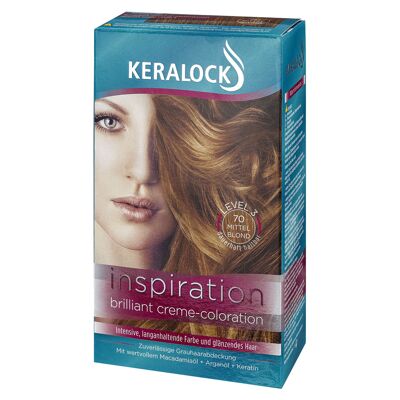 KERALOCK inspiration creme coloration Mittelblond