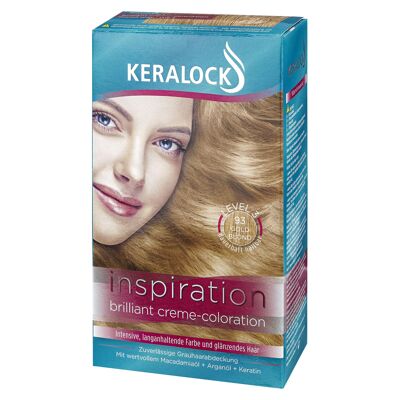 KERALOCK inspiration creme coloration Goldblond