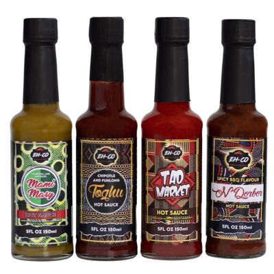 4-Pack Hot Sauce Collection / 4PCKHOTSAUCE