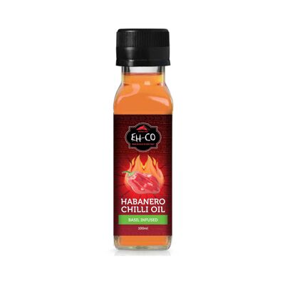 100ML Habanero Chilli Oil - Basil Infused / 750258282481