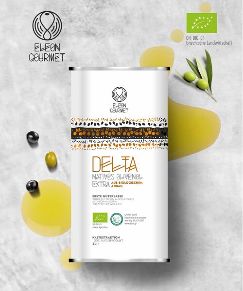 Bio olivenöl delta 3 liter