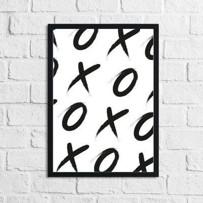 OXOX Childrens Teenager Pretty Room Print A5 alto brillo