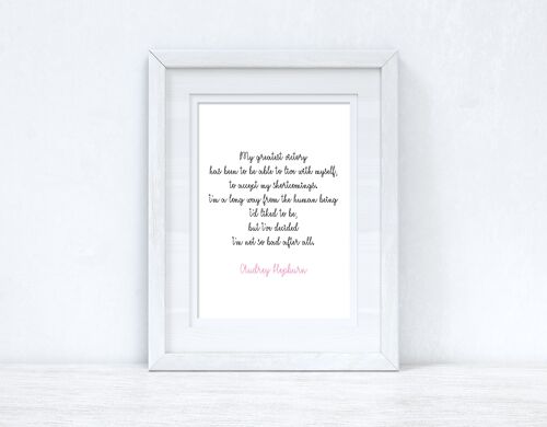 My Greatest Victory Inspirational Simple Home Print A5 High Gloss