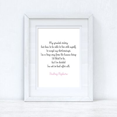 My Greatest Victory Inspirational Simple Home Print A5 High Gloss