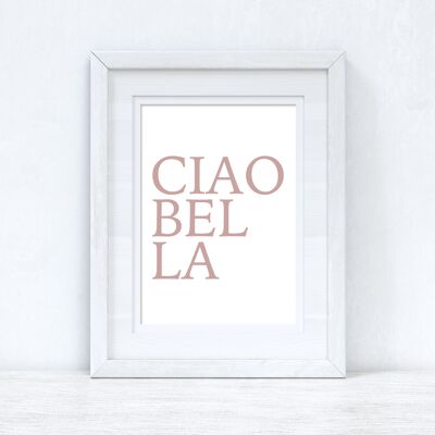 CIAOBELLA CIAO BELLA Nude Pink Dressing Simple Print A5 Normal