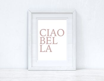 CIAOBELLA CIAO BELLA Nude Pink Dressing Simple Print A4 High Gloss