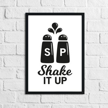 Shake It Up Humoristique Cuisine Maison Simple Impression A3 Normal