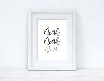 Noeth Naked Naked Naked Home Welsh Print A5 Normal