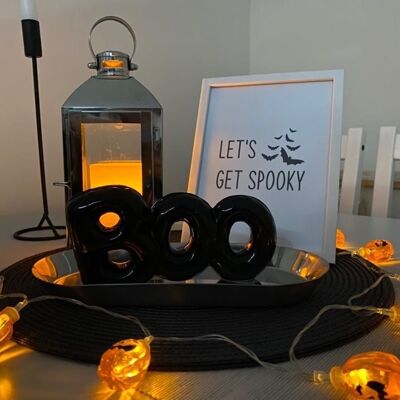 Let's Get Spooky Bats Autunno stagionale casa stampa A3 normale