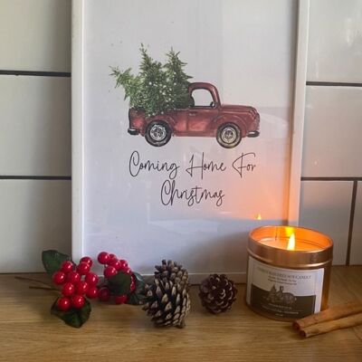 Coming Home For Christmas Winter Christmas Seasonal Home Pri A6 Normal