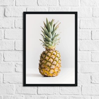 Salle de photographie d'ananas impression simple A4 haute brillance