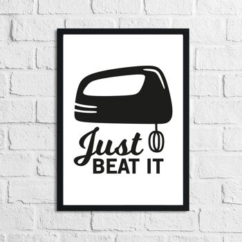 Just Beat It Kitchen Home Impression simple A5 haute brillance