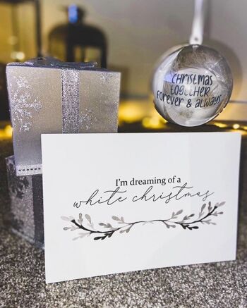 Im Dreaming Of A Christmas Seasonal Home Print A2 Haute Brillance