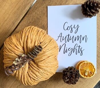 Cosy Autumn Nights Autumn Seasonal Home Print A4 Haute Brillance 4