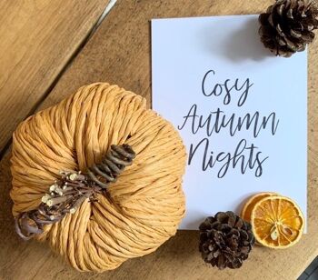 Cosy Autumn Nights Autumn Seasonal Home Print A3 Normal 4