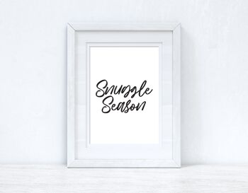 Snuggle Season Autumn Seasonal Home Print A5 Haute Brillance