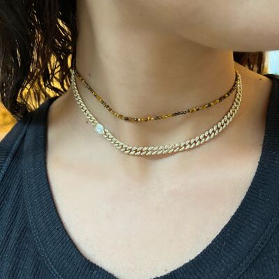 Tigerauge Choker