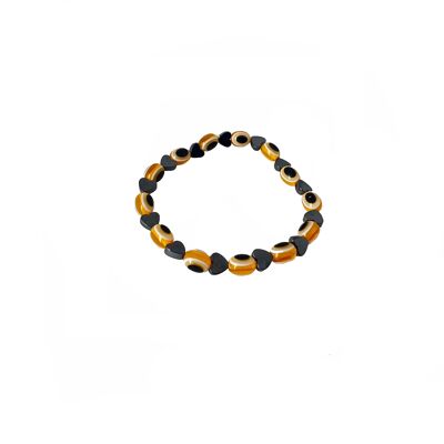 Pulsera Mal de Ojo Corazón Calabaza