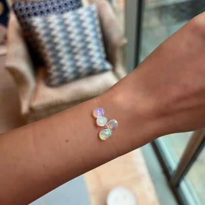 Floating Opal Briolette Bracelet