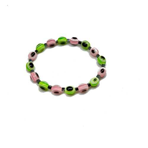 Guava Evil Eye Bracelet