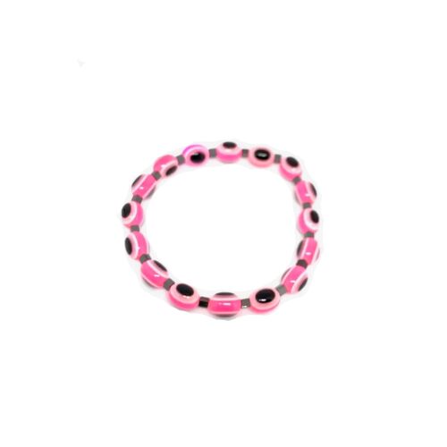 Bubblegum Evil Eye Bracelet