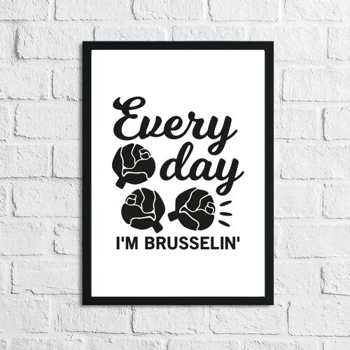 Every Day In Brussellin Kitchen Home Simple Print A5 Normal