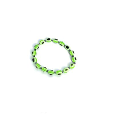 Lime Evil Eye Armband