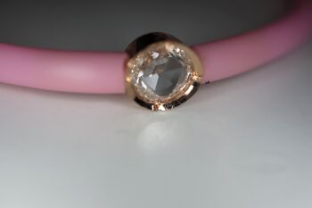 Bracelet Bande de Diamants - Or Rose 4