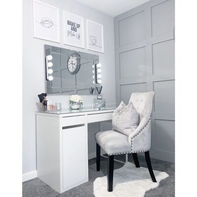 Wake Up Make Up Dressing Room Simple Print A5 High Gloss