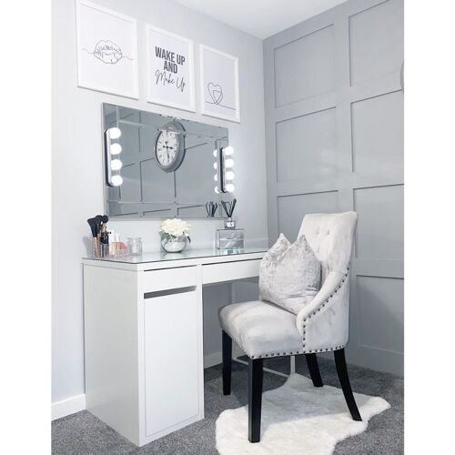 Wake Up Make Up Dressing Room Simple Print A2 High Gloss