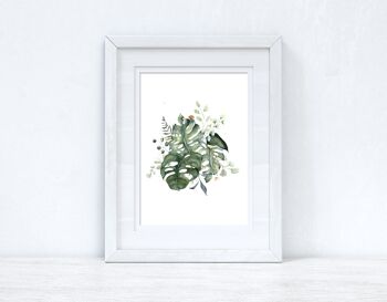 Aquarelle Verdure Folie Chambre Maison Cuisine Salon Roo A5 Haute Brillance